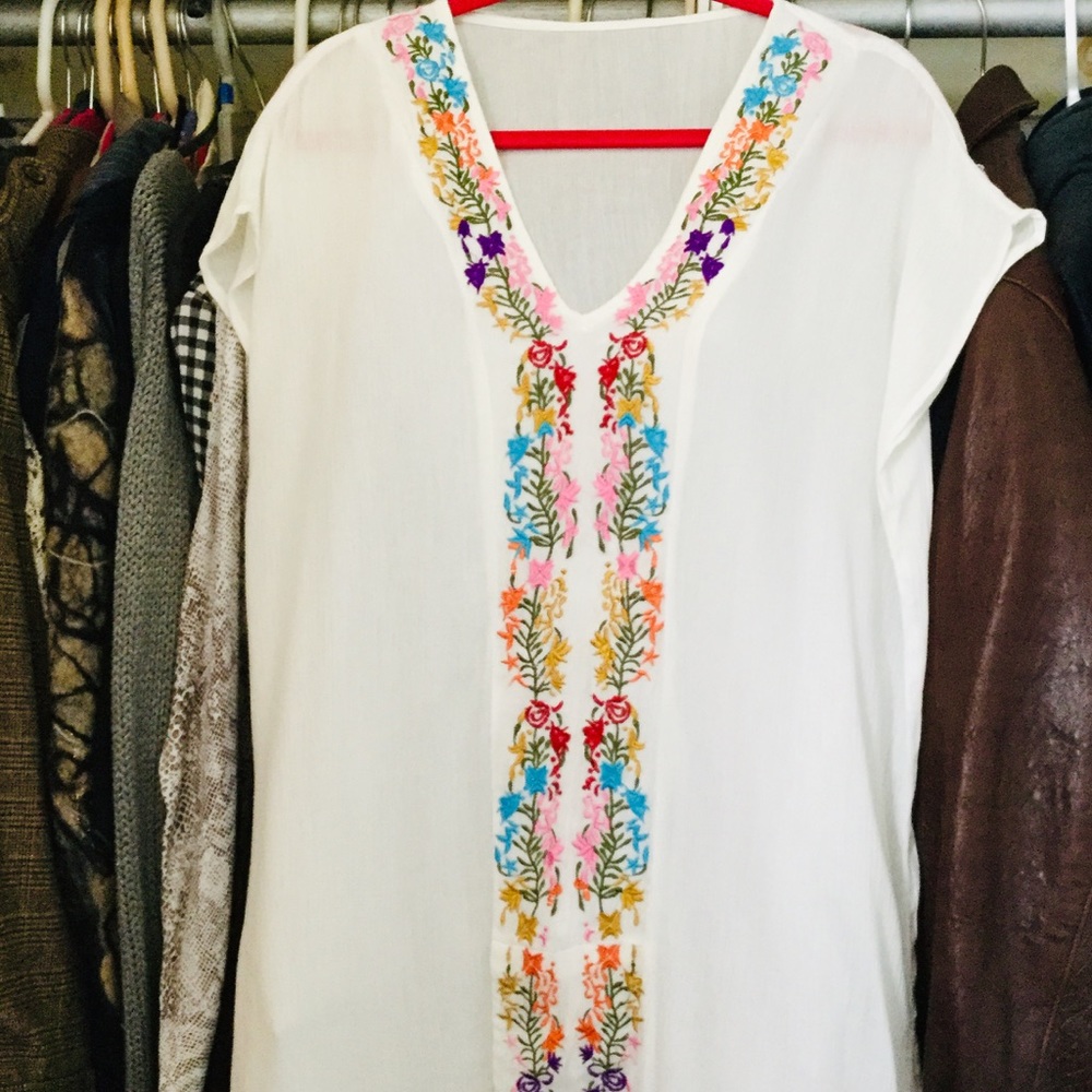 Hobo Style Summer Maxi Dress. Size L